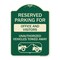 Signmission Unauthorized Vehicles Towed Away Heavy-Gauge Aluminum Architectural Sign, 24" x 18", G-1824-22774 A-DES-G-1824-22774 - alternate 1